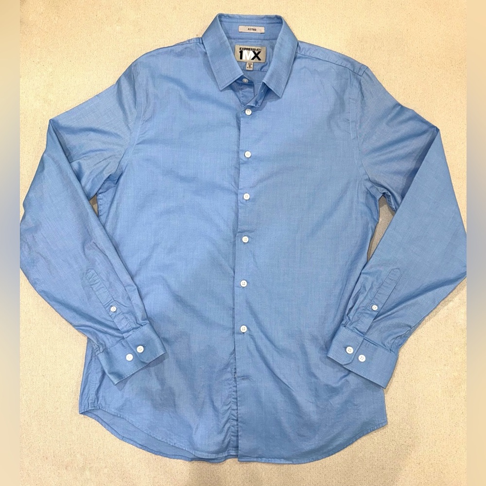 Express Men 1MX Button up Dress Shirt
